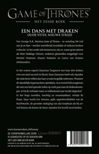 Een dans met draken - Oude vetes, nieuwe strijd - achterkant