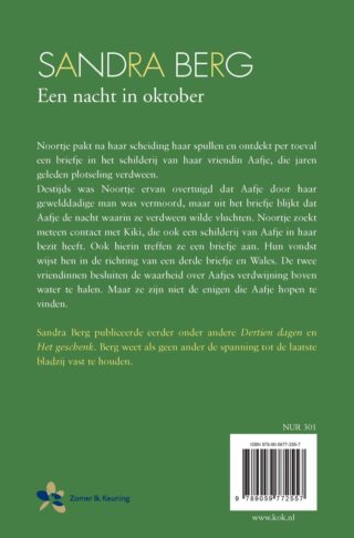 Een nacht in oktober - achterkant