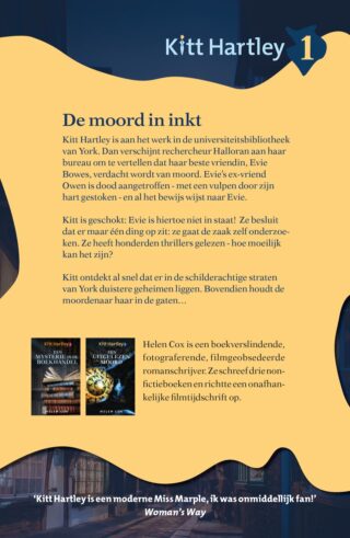 De moord in inkt - achterkant